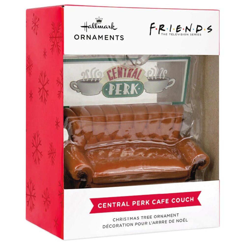 New! Friends TV Show Couch Hallmark Christmas Ornament Central Perk Series